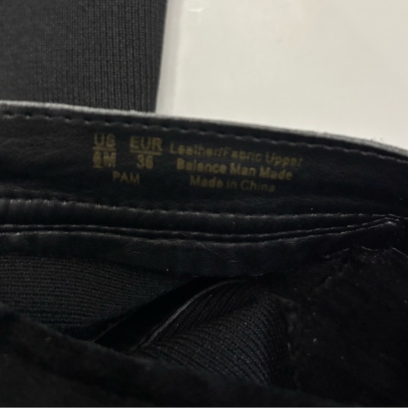 Sam Edelman Pam Size 6 Tall Fabric and Leather Boot with Stretch Detailing. - Picture 4 of 9